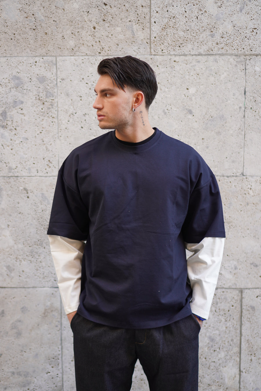 Longsleeve Blue Navy