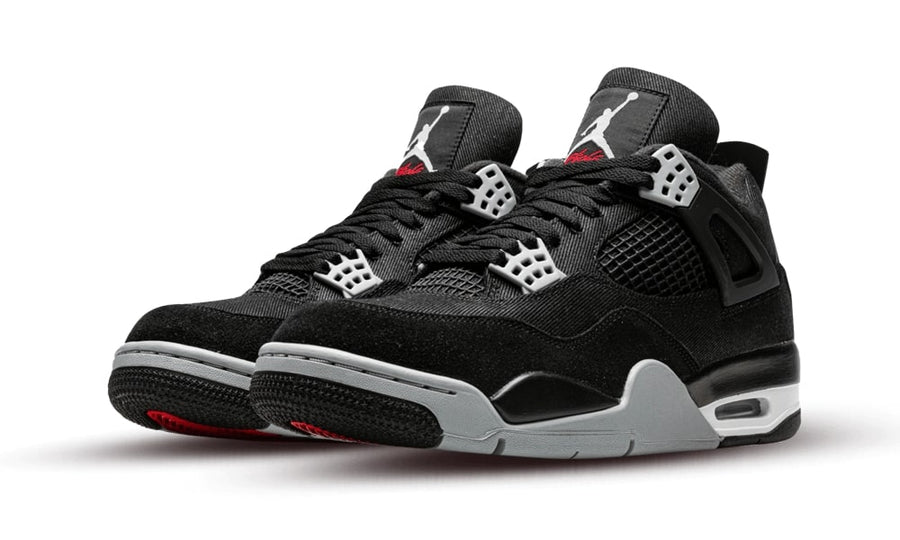 Air Jordan 4 Black Canvas