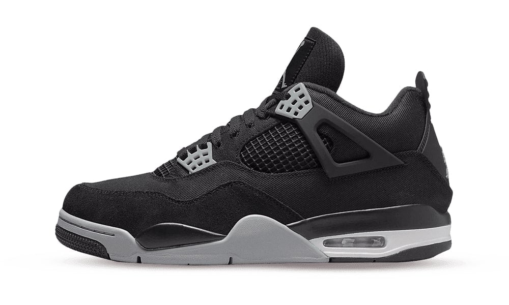 Air Jordan 4 Black Canvas